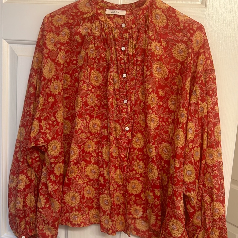 Doen Jane blouse in desert bloom